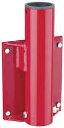 THERN - 8 Inches Long x 3.88 Inches Wide x 14.56 Inches Deep x 1/2 Inches Thick Davit Crane Wall Mount Base - 7 Inches Distance Between Mounting Hole Centers, 0.41 Inches Hole Diameter, Enamel Finish - Eagle Tool & Supply