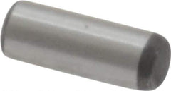 Value Collection - 3/32" Diam x 1/4" Pin Length Grade 8 Alloy Steel Standard Dowel Pin - C 50-58 Hardness, 1,800 Lb Breaking Strength, 1 Beveled & 1 Rounded End - Eagle Tool & Supply