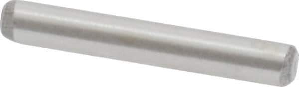 Value Collection - 3/32" Diam x 5/8" Pin Length Grade 8 Alloy Steel Standard Dowel Pin - C 50-58 Hardness, 1,800 Lb Breaking Strength, 1 Beveled & 1 Rounded End - Eagle Tool & Supply