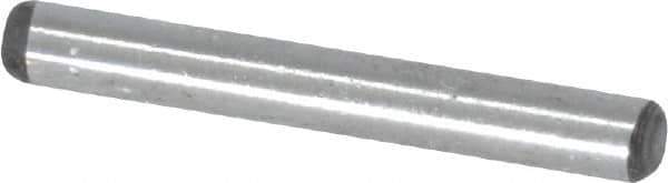 Value Collection - 3/32" Diam x 3/4" Pin Length Grade 8 Alloy Steel Standard Dowel Pin - C 50-58 Hardness, 1,800 Lb Breaking Strength, 1 Beveled & 1 Rounded End - Eagle Tool & Supply