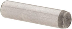Value Collection - 1/8" Diam x 1/2" Pin Length Grade 8 Alloy Steel Standard Dowel Pin - C 50-58 Hardness, 3,200 Lb Breaking Strength, 1 Beveled & 1 Rounded End - Eagle Tool & Supply