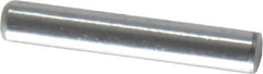 Value Collection - 1/8" Diam x 3/4" Pin Length Grade 8 Alloy Steel Standard Dowel Pin - C 50-58 Hardness, 3,200 Lb Breaking Strength, 1 Beveled & 1 Rounded End - Eagle Tool & Supply