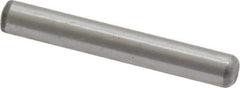 Value Collection - 1/8" Diam x 7/8" Pin Length Grade 8 Alloy Steel Standard Dowel Pin - C 50-58 Hardness, 3,200 Lb Breaking Strength, 1 Beveled & 1 Rounded End - Eagle Tool & Supply