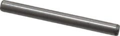 Value Collection - 1/8" Diam x 1-1/4" Pin Length Grade 8 Alloy Steel Standard Dowel Pin - C 50-58 Hardness, 3,200 Lb Breaking Strength, 1 Beveled & 1 Rounded End - Eagle Tool & Supply