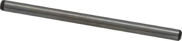 Value Collection - 1/8" Diam x 2" Pin Length Grade 8 Alloy Steel Standard Dowel Pin - C 50-58 Hardness, 3,200 Lb Breaking Strength, 1 Beveled & 1 Rounded End - Eagle Tool & Supply