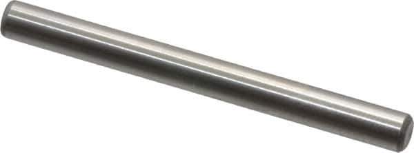 Value Collection - 3/16" Diam x 2" Pin Length Grade 8 Alloy Steel Standard Dowel Pin - C 50-58 Hardness, 7,200 Lb Breaking Strength, 1 Beveled & 1 Rounded End - Eagle Tool & Supply