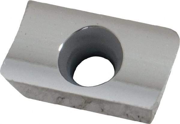 Kyocera - APET160416 Grade KW10 Carbide Milling Insert - Uncoated, 3/16" Thick, 3/8" Inscribed Circle, 0.06" Corner Radius - Eagle Tool & Supply