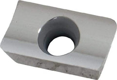 Kyocera - APET160416 Grade KW10 Carbide Milling Insert - Uncoated, 3/16" Thick, 3/8" Inscribed Circle, 0.06" Corner Radius - Eagle Tool & Supply
