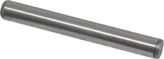 Value Collection - 1/4" Diam x 2" Pin Length Grade 8 Alloy Steel Standard Dowel Pin - C 50-58 Hardness, 12,800 Lb Breaking Strength, 1 Beveled & 1 Rounded End - Eagle Tool & Supply