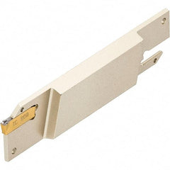 Iscar - 1.9 to 2.5mm Groove Width, Left Hand Cut, DGFH Indexable Grooving Blade - Multiple Insert Styles, Series Do-Grip - Eagle Tool & Supply