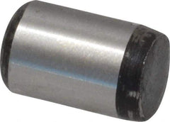 Value Collection - 5/16" Diam x 1/2" Pin Length Grade 8 Alloy Steel Standard Dowel Pin - C 50-58 Hardness, 20,000 Lb Breaking Strength, 1 Beveled & 1 Rounded End - Eagle Tool & Supply