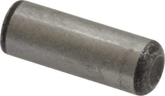 Value Collection - 5/16" Diam x 7/8" Pin Length Grade 8 Alloy Steel Standard Dowel Pin - C 50-58 Hardness, 20,000 Lb Breaking Strength, 1 Beveled & 1 Rounded End - Eagle Tool & Supply
