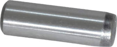 Value Collection - 5/16" Diam x 1" Pin Length Grade 8 Alloy Steel Standard Dowel Pin - C 50-58 Hardness, 20,000 Lb Breaking Strength, 1 Beveled & 1 Rounded End - Eagle Tool & Supply