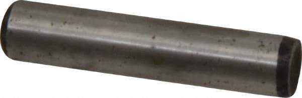 Value Collection - 5/16" Diam x 1-1/2" Pin Length Grade 8 Alloy Steel Standard Dowel Pin - C 50-58 Hardness, 20,000 Lb Breaking Strength, 1 Beveled & 1 Rounded End - Eagle Tool & Supply