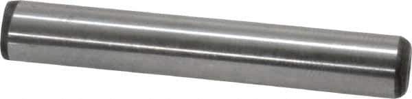 Value Collection - 5/16" Diam x 2" Pin Length Grade 8 Alloy Steel Standard Dowel Pin - C 50-58 Hardness, 20,000 Lb Breaking Strength, 1 Beveled & 1 Rounded End - Eagle Tool & Supply