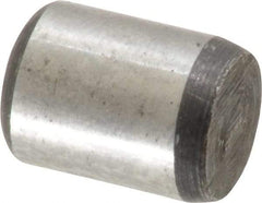 Value Collection - 3/8" Diam x 1/2" Pin Length Grade 8 Alloy Steel Standard Dowel Pin - C 50-58 Hardness, 28,700 Lb Breaking Strength, 1 Beveled & 1 Rounded End - Eagle Tool & Supply