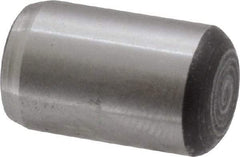 Value Collection - 3/8" Diam x 5/8" Pin Length Grade 8 Alloy Steel Standard Dowel Pin - C 50-58 Hardness, 28,700 Lb Breaking Strength, 1 Beveled & 1 Rounded End - Eagle Tool & Supply