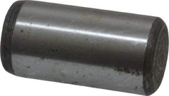 Value Collection - 3/8" Diam x 3/4" Pin Length Grade 8 Alloy Steel Standard Dowel Pin - C 50-58 Hardness, 28,700 Lb Breaking Strength, 1 Beveled & 1 Rounded End - Eagle Tool & Supply