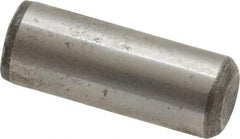 Value Collection - 3/8" Diam x 1" Pin Length Grade 8 Alloy Steel Standard Dowel Pin - C 50-58 Hardness, 28,700 Lb Breaking Strength, 1 Beveled & 1 Rounded End - Eagle Tool & Supply
