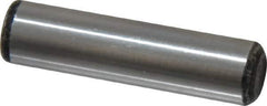 Value Collection - 3/8" Diam x 1-1/2" Pin Length Grade 8 Alloy Steel Standard Dowel Pin - C 50-58 Hardness, 28,700 Lb Breaking Strength, 1 Beveled & 1 Rounded End - Eagle Tool & Supply