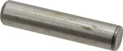 Value Collection - 3/8" Diam x 1-3/4" Pin Length Grade 8 Alloy Steel Standard Dowel Pin - C 50-58 Hardness, 28,700 Lb Breaking Strength, 1 Beveled & 1 Rounded End - Eagle Tool & Supply