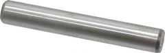 Value Collection - 3/8" Diam x 2-1/2" Pin Length Grade 8 Alloy Steel Standard Dowel Pin - C 50-58 Hardness, 28,700 Lb Breaking Strength, 1 Beveled & 1 Rounded End - Eagle Tool & Supply