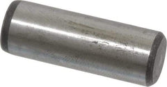 Value Collection - 7/16" Diam x 1-1/4" Pin Length Grade 8 Alloy Steel Standard Dowel Pin - C 50-58 Hardness, 39,100 Lb Breaking Strength, 1 Beveled & 1 Rounded End - Eagle Tool & Supply