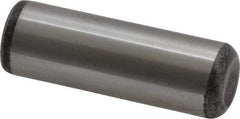 Value Collection - 1/2" Diam x 1-1/2" Pin Length Grade 8 Alloy Steel Standard Dowel Pin - C 50-58 Hardness, 51,000 Lb Breaking Strength, 1 Beveled & 1 Rounded End - Eagle Tool & Supply