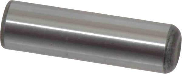 Value Collection - 1/2" Diam x 1-3/4" Pin Length Grade 8 Alloy Steel Standard Dowel Pin - C 50-58 Hardness, 51,000 Lb Breaking Strength, 1 Beveled & 1 Rounded End - Eagle Tool & Supply
