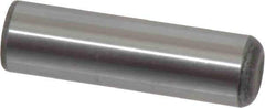 Value Collection - 1/2" Diam x 1-3/4" Pin Length Grade 8 Alloy Steel Standard Dowel Pin - C 50-58 Hardness, 51,000 Lb Breaking Strength, 1 Beveled & 1 Rounded End - Eagle Tool & Supply
