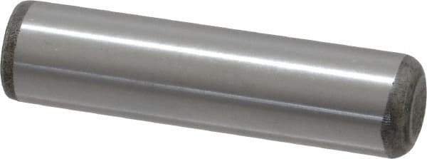 Value Collection - 1/2" Diam x 2" Pin Length Grade 8 Alloy Steel Standard Dowel Pin - C 50-58 Hardness, 51,000 Lb Breaking Strength, 1 Beveled & 1 Rounded End - Eagle Tool & Supply