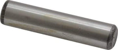 Value Collection - 1/2" Diam x 2-1/4" Pin Length Grade 8 Alloy Steel Standard Dowel Pin - C 50-58 Hardness, 51,000 Lb Breaking Strength, 1 Beveled & 1 Rounded End - Eagle Tool & Supply