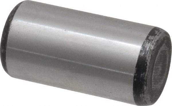 Value Collection - 5/8" Diam x 1-1/4" Pin Length Grade 8 Alloy Steel Standard Dowel Pin - C 50-58 Hardness, 79,800 Lb Breaking Strength, 1 Beveled & 1 Rounded End - Eagle Tool & Supply