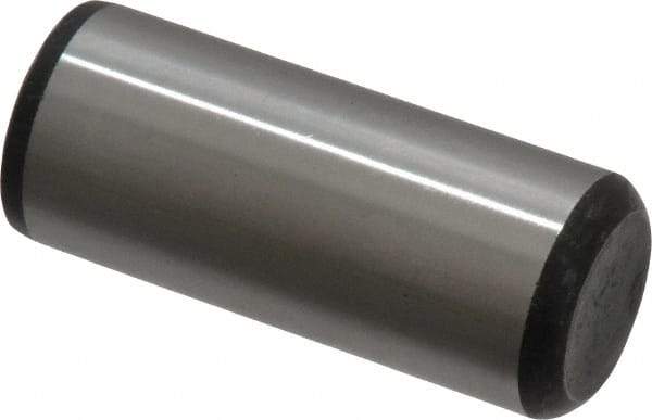 Value Collection - 5/8" Diam x 1-1/2" Pin Length Grade 8 Alloy Steel Standard Dowel Pin - C 50-58 Hardness, 79,800 Lb Breaking Strength, 1 Beveled & 1 Rounded End - Eagle Tool & Supply