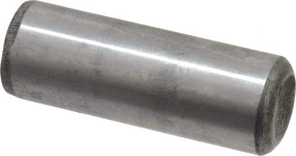 Value Collection - 5/8" Diam x 1-3/4" Pin Length Grade 8 Alloy Steel Standard Dowel Pin - C 50-58 Hardness, 79,800 Lb Breaking Strength, 1 Beveled & 1 Rounded End - Eagle Tool & Supply