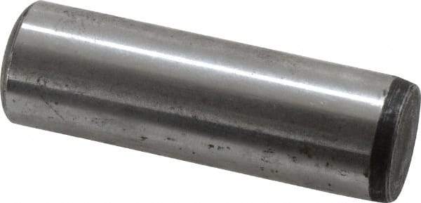 Value Collection - 5/8" Diam x 2" Pin Length Grade 8 Alloy Steel Standard Dowel Pin - C 50-58 Hardness, 79,800 Lb Breaking Strength, 1 Beveled & 1 Rounded End - Eagle Tool & Supply