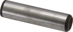 Value Collection - 5/8" Diam x 2-1/2" Pin Length Grade 8 Alloy Steel Standard Dowel Pin - C 50-58 Hardness, 79,800 Lb Breaking Strength, 1 Beveled & 1 Rounded End - Eagle Tool & Supply