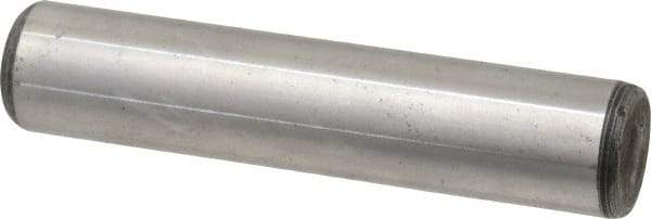 Value Collection - 5/8" Diam x 3" Pin Length Grade 8 Alloy Steel Standard Dowel Pin - C 50-58 Hardness, 79,800 Lb Breaking Strength, 1 Beveled & 1 Rounded End - Eagle Tool & Supply