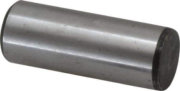 Value Collection - 3/4" Diam x 2" Pin Length Grade 8 Alloy Steel Standard Dowel Pin - C 50-58 Hardness, 114,000 Lb Breaking Strength, 1 Beveled & 1 Rounded End - Eagle Tool & Supply