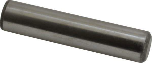 Value Collection - 3/4" Diam x 3-1/2" Pin Length Grade 8 Alloy Steel Standard Dowel Pin - C 50-58 Hardness, 114,000 Lb Breaking Strength, 1 Beveled & 1 Rounded End - Eagle Tool & Supply