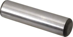 Value Collection - 7/8" Diam x 3-1/2" Pin Length Grade 8 Alloy Steel Standard Dowel Pin - C 50-58 Hardness, 156,000 Lb Breaking Strength, 1 Beveled & 1 Rounded End - Eagle Tool & Supply