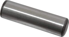 Value Collection - 1" Diam x 3-1/2" Pin Length Grade 8 Alloy Steel Standard Dowel Pin - C 50-58 Hardness, 204,000 Lb Breaking Strength, 1 Beveled & 1 Rounded End - Eagle Tool & Supply