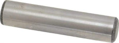 Value Collection - 1" Diam x 4-1/2" Pin Length Grade 8 Alloy Steel Standard Dowel Pin - C 50-58 Hardness, 204,000 Lb Breaking Strength, 1 Beveled & 1 Rounded End - Eagle Tool & Supply