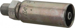 Eaton - 1/8-27 NPT Straight Hydraulic Hose Fitting - 1/4" Hose Diam - Eagle Tool & Supply