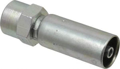 Eaton - 1/4-18 Thread Straight Hydraulic Hose Fitting - 1/4" Hose Diam - Eagle Tool & Supply
