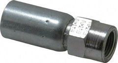 Eaton - 3/8-18 Thread Straight Hydraulic Hose Fitting - 3/8" Hose Diam - Eagle Tool & Supply