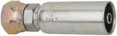 Eaton - 1/4-18 Thread Straight Hydraulic Hose Fitting - 1/4" Hose Diam - Eagle Tool & Supply