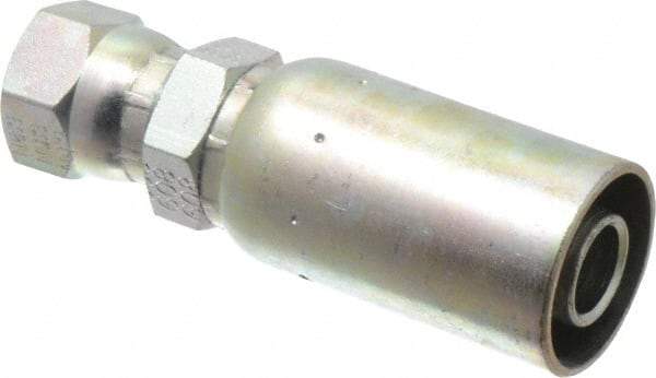 Eaton - 3/4-16 SAE Straight Hydraulic Hose Fitting - 5/8" Hose Diam - Eagle Tool & Supply