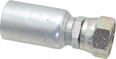 Eaton - 1-1/16-12 SAE Straight Hydraulic Hose Fitting - 3/4" Hose Diam - Eagle Tool & Supply