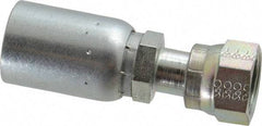 Eaton - 13/16-16 Thread Straight Hydraulic Hose Fitting - 1/2" Hose Diam - Eagle Tool & Supply